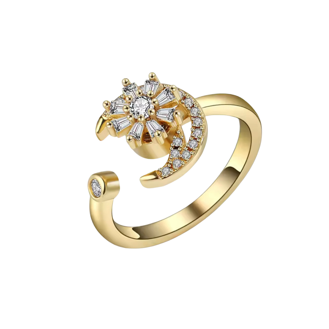 Anillos antiestrés spinner de mujer